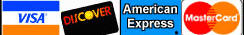 We Accept Credit Cards and Checks We Accept Credit Cards and Checks